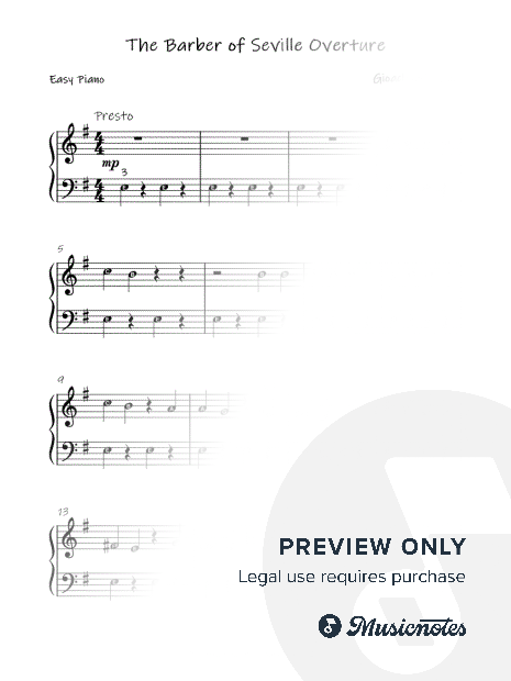 The Barber of Seville Overture