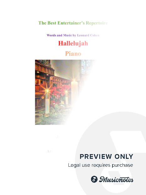 "Hallelujah" for Piano