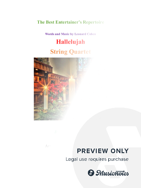 "Hallelujah" for String Quartet