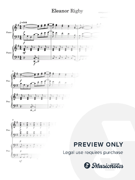 Eleanor Rigby - Piano Arrangement