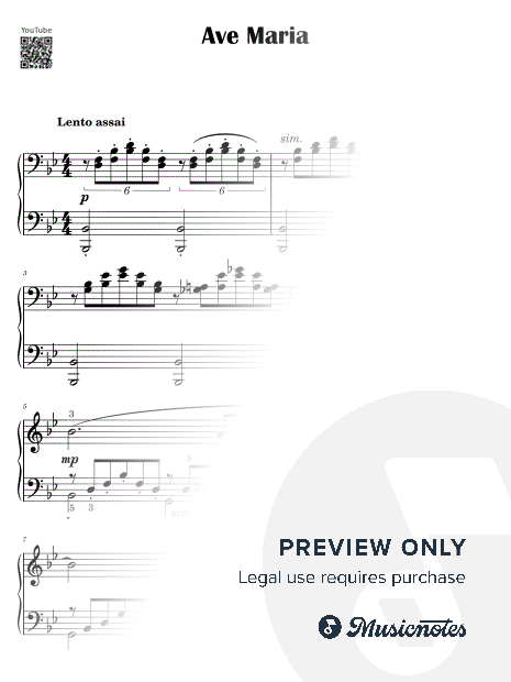 Ave Maria by Franz Schubert I Medium Church Organ without Pedals