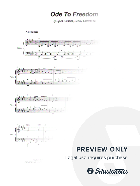 Ode to Freedom (SATB)