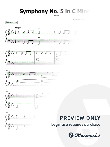 Symphony No. 5 in C Minor, Op. 67 - 1st Movement [Excerpt]