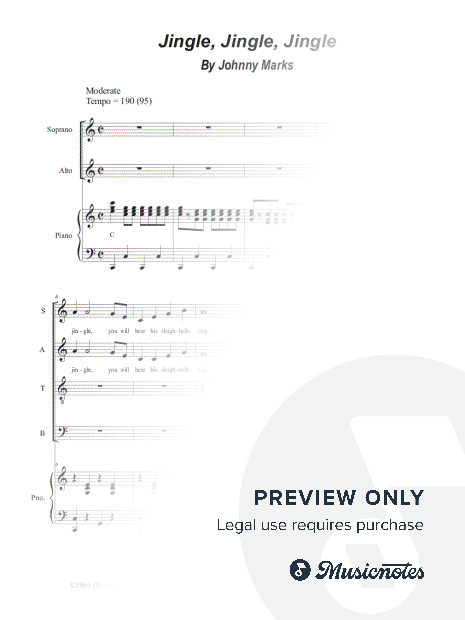 Jingle, Jingle, Jingle (SATB)