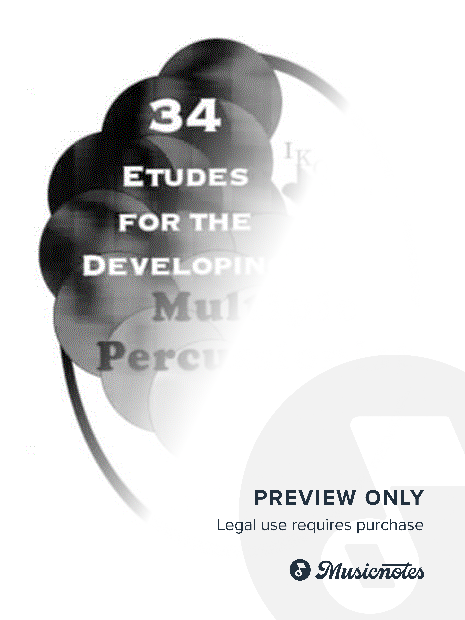 34 Etudes for the Developing Multi-percussionist