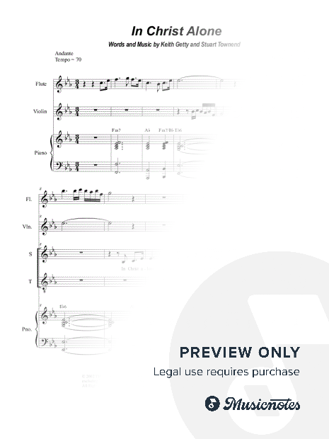 In Christ Alone (Duet for Soprano and Tenor solo)