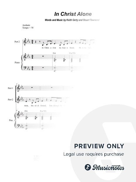 In Christ Alone (Unison choir)
