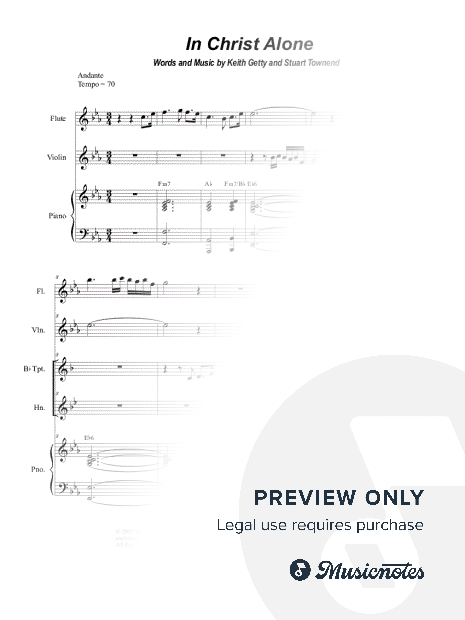 In Christ Alone (Duet for Bb-Trumpet and French Horn)