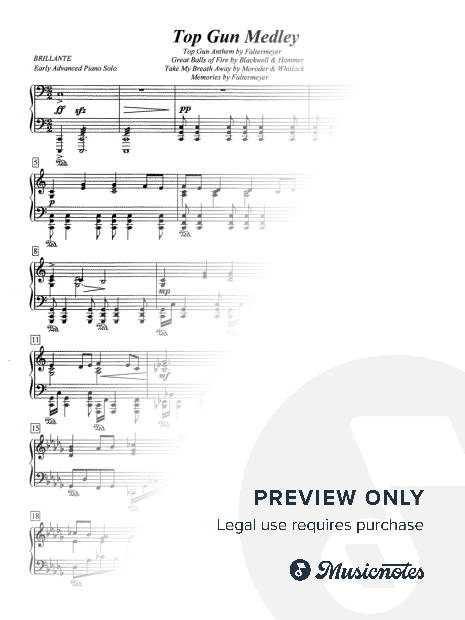 Top Gun Medley [Early Advanced]