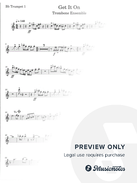 Get It On for Brass Ensemble