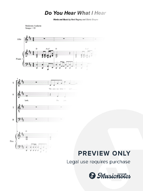 Do You Hear What I Hear? (SATB)