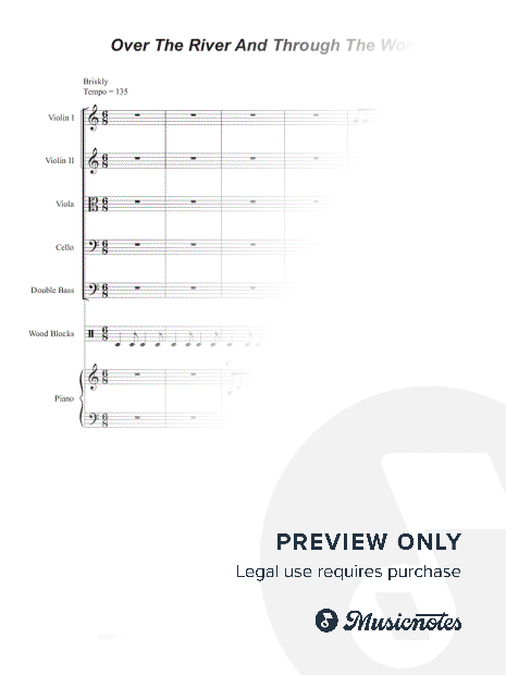 Over The River And Through The Woods (String Orchestra)