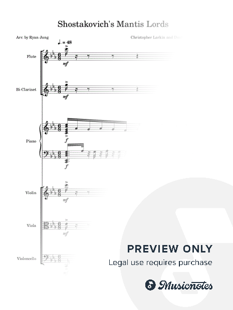 Shostakovich's Mantis Lords