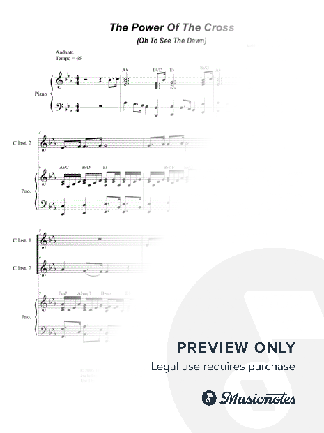 The Power of the Cross (Duet for C-Instruments)