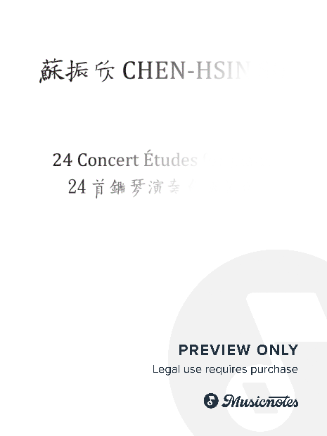 24 piano concert etudes by Chen-Hsin SU(Sep. 2022 version)