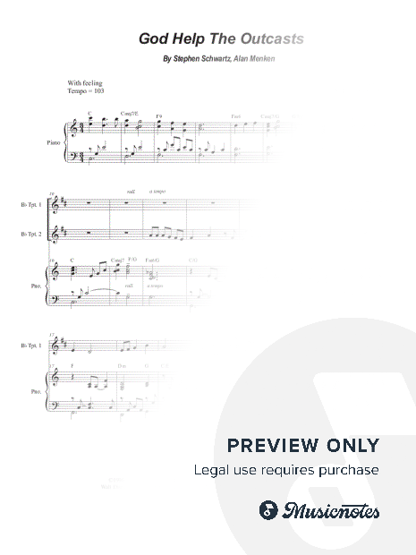 God Help the Outcasts (Duet for Bb-Trumpet)