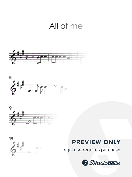 All of Me by John Legend (EASY VIOLIN WITH TUTORIAL VIDEO)