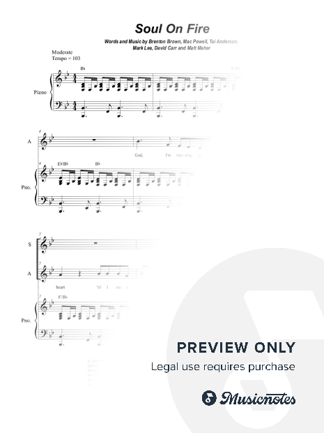 Soul on Fire (Duet for Soprano and Alto solo)