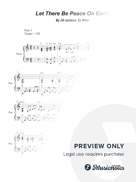 Let There Be Peace on Earth (Piano solo)