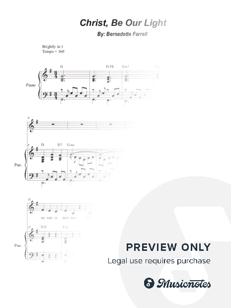 Christ, Be Our Light (Vocal solo)
