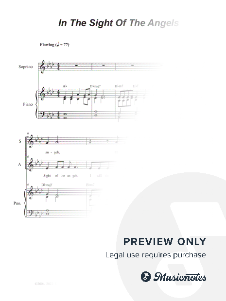 In The Sight Of The Angels (2-part choir - (SA)