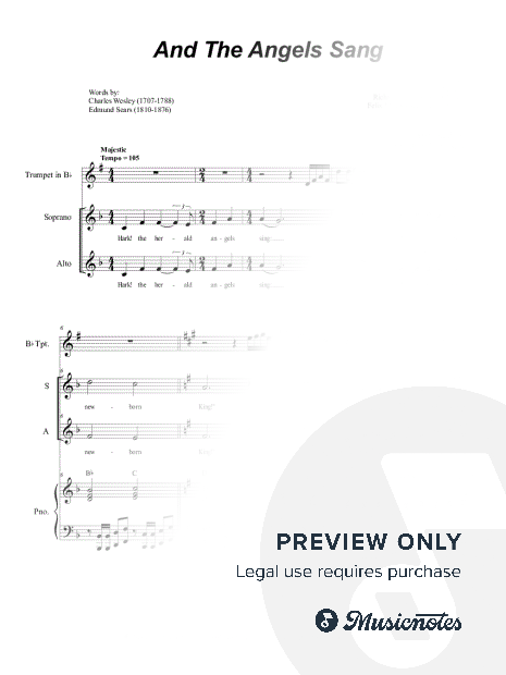 And The Angels Sang (2-part choir - (SA)