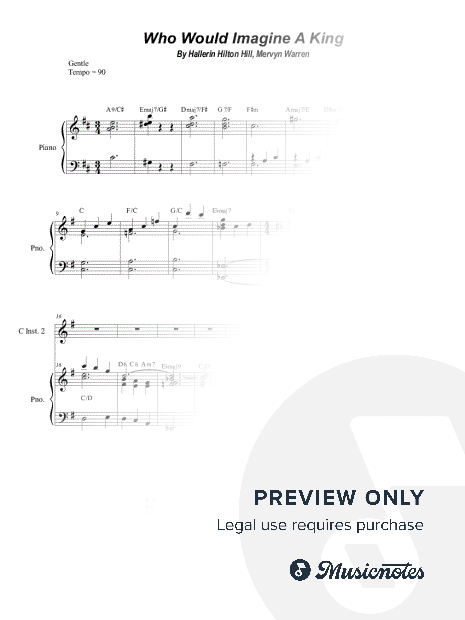 Who Would Imagine a King (Duet for C-Instruments)