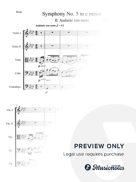 Beethoven: Symphony No. 5, Movement 2