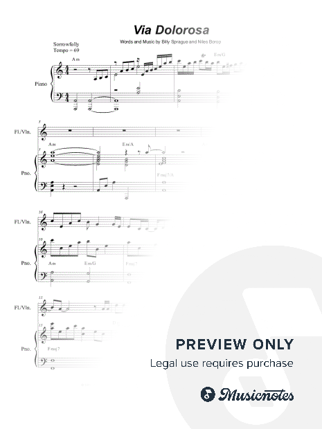 Via Dolorosa (Flute or Violin solo and Piano)
