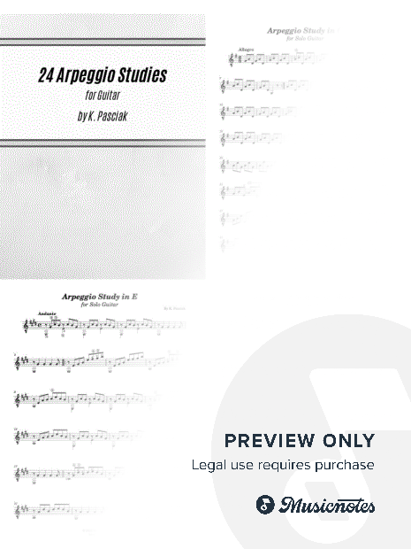 24 Arpeggio Studies for Guitar