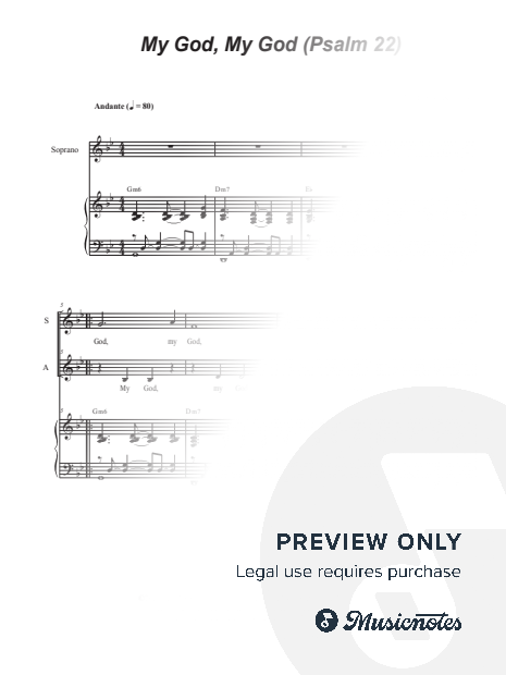 My God, My God (Psalm 22) (2-part choir - (SA)
