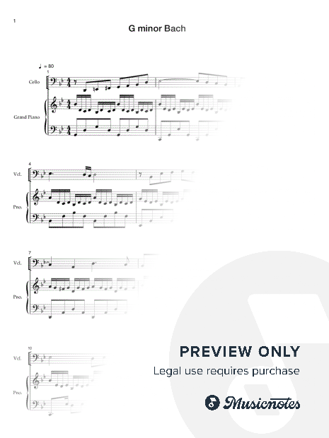 G minor Bach -Piano tiles 2(Luo Ni) Cello version