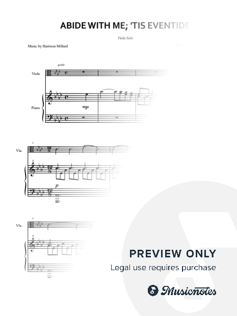 Abide With Me; 'Tis Eventide (Viola Solo)