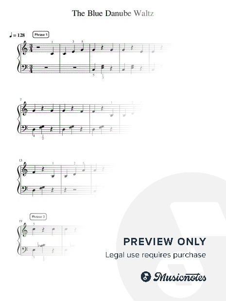 The Blue Danube Waltz - Intermediate