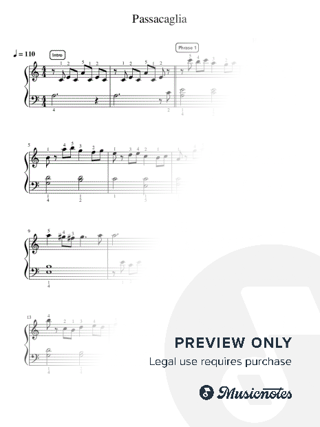 Passacaglia - Pre-Advanced