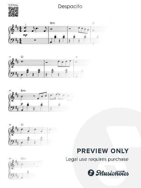 Despacito I Luis Fonsi ft. Daddy Yankee | Medium Piano Tutorial I Sheet Music PDF I SLOW
