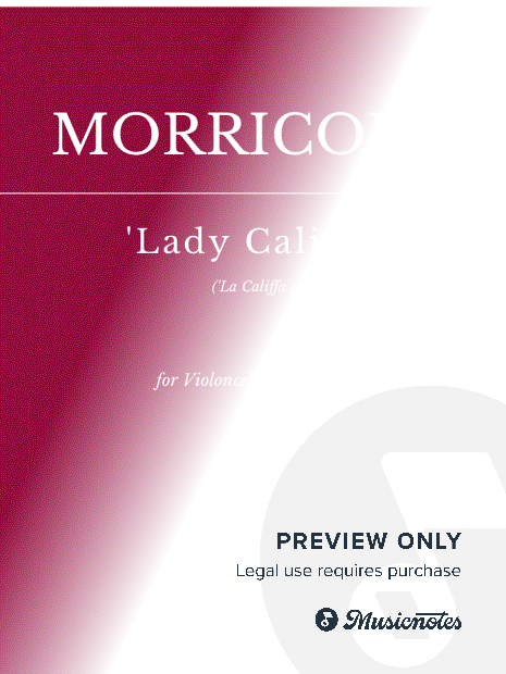 Morricone: La Califfa (for Cello and Piano accompaniment)