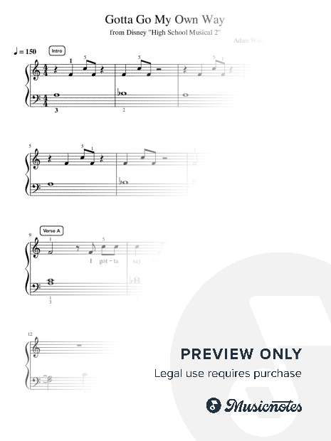Gotta Go My Own Way - Intermediate