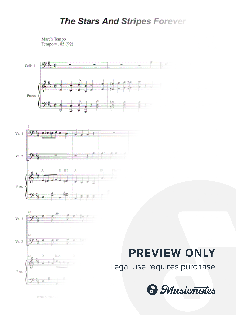 The Stars and Stripes Forever (Cello Duet)