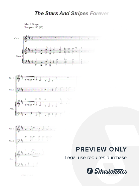 The Stars and Stripes Forever (Cello Duet - Alternate Version)