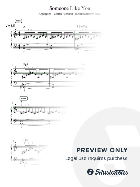Someone Like You - Course Version