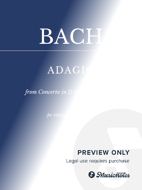 Adagio from Concerto in D minor BWV 974 for Cello and Organ (Elise Robineau Version)