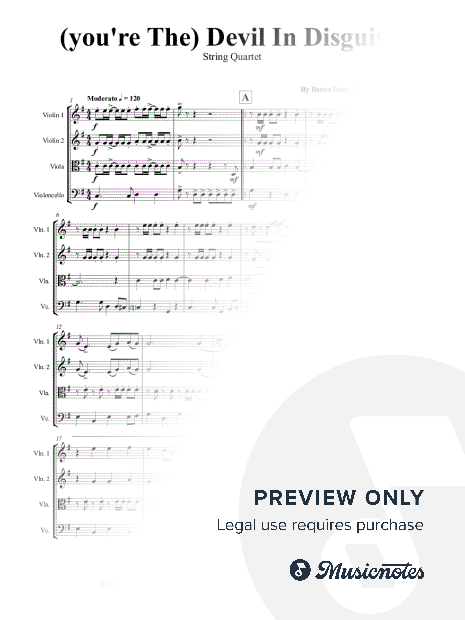 (you're The) Devil In Disguise - Elvis Presley - String Quartet