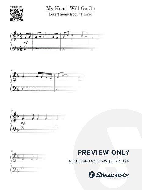 My Heart Will Go On I Titanic I Celine Dion I EASY Piano Tutorial Sheet Music for Beginners