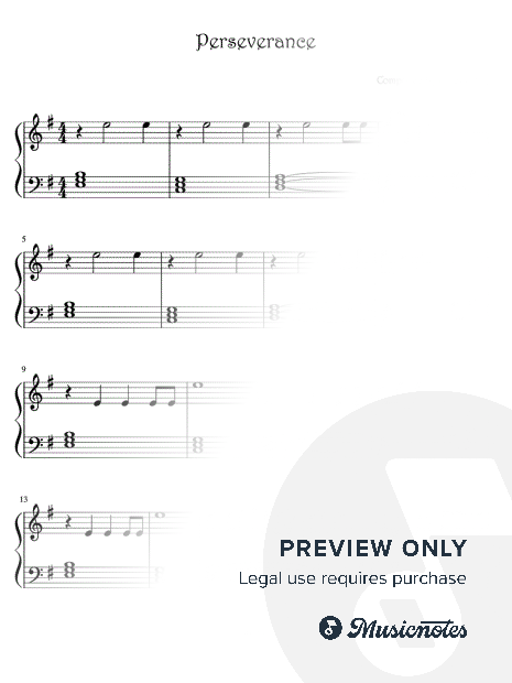 Perseverance [Adv. Beginner Solo]