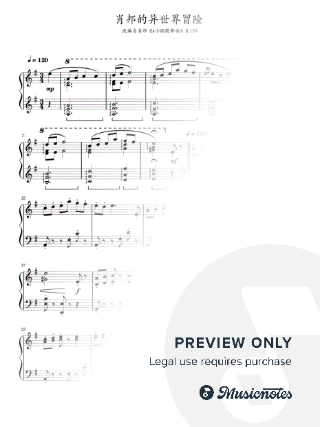 Chopin's Isekai Adventure, originally Chopin's Waltz in A Minor B.150