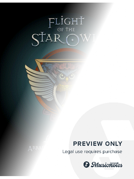 Flight of the Star Owls- Arrangment for Harp Ensemble- E minor version