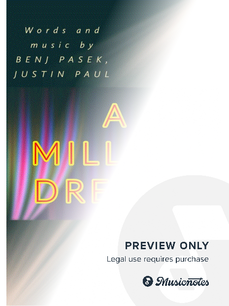 A Million Dreams (for piano trio)