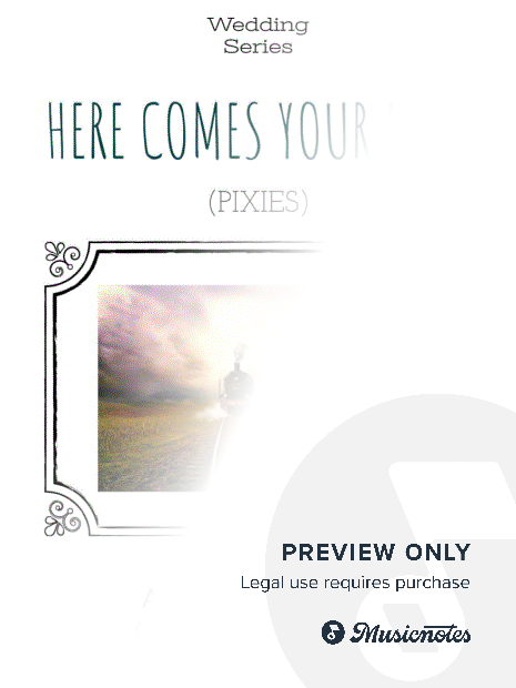 Here Comes Your Man - for flexible piano/harp trio