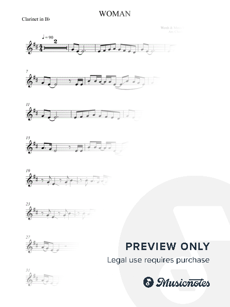 Woman - Lady Blackbird - Clarinet